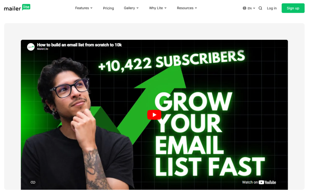 MailerLite training and video tutorials