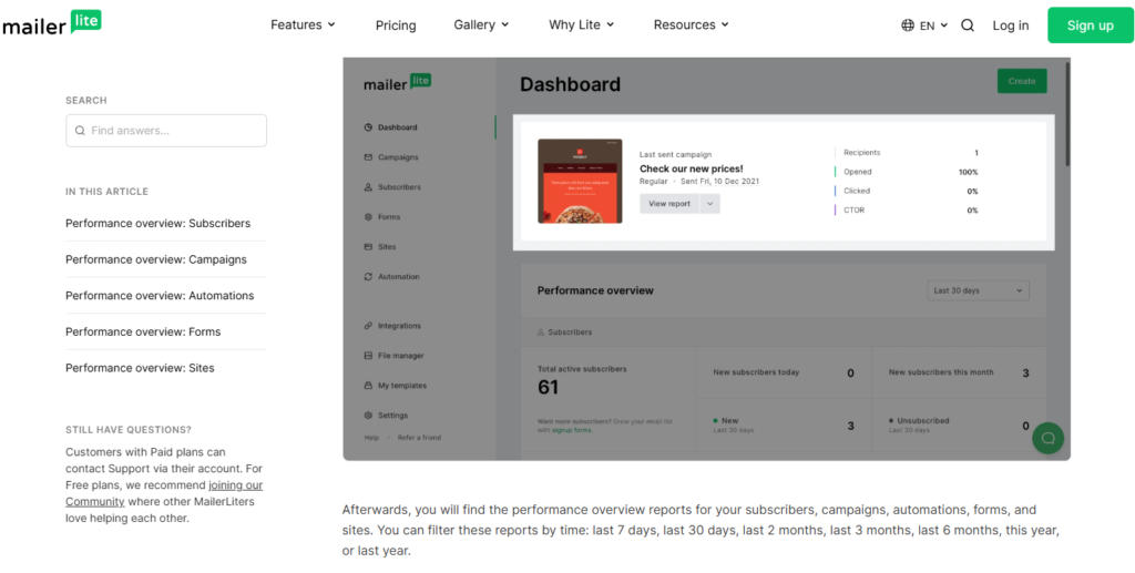 MailerLite audience segmentation tools
